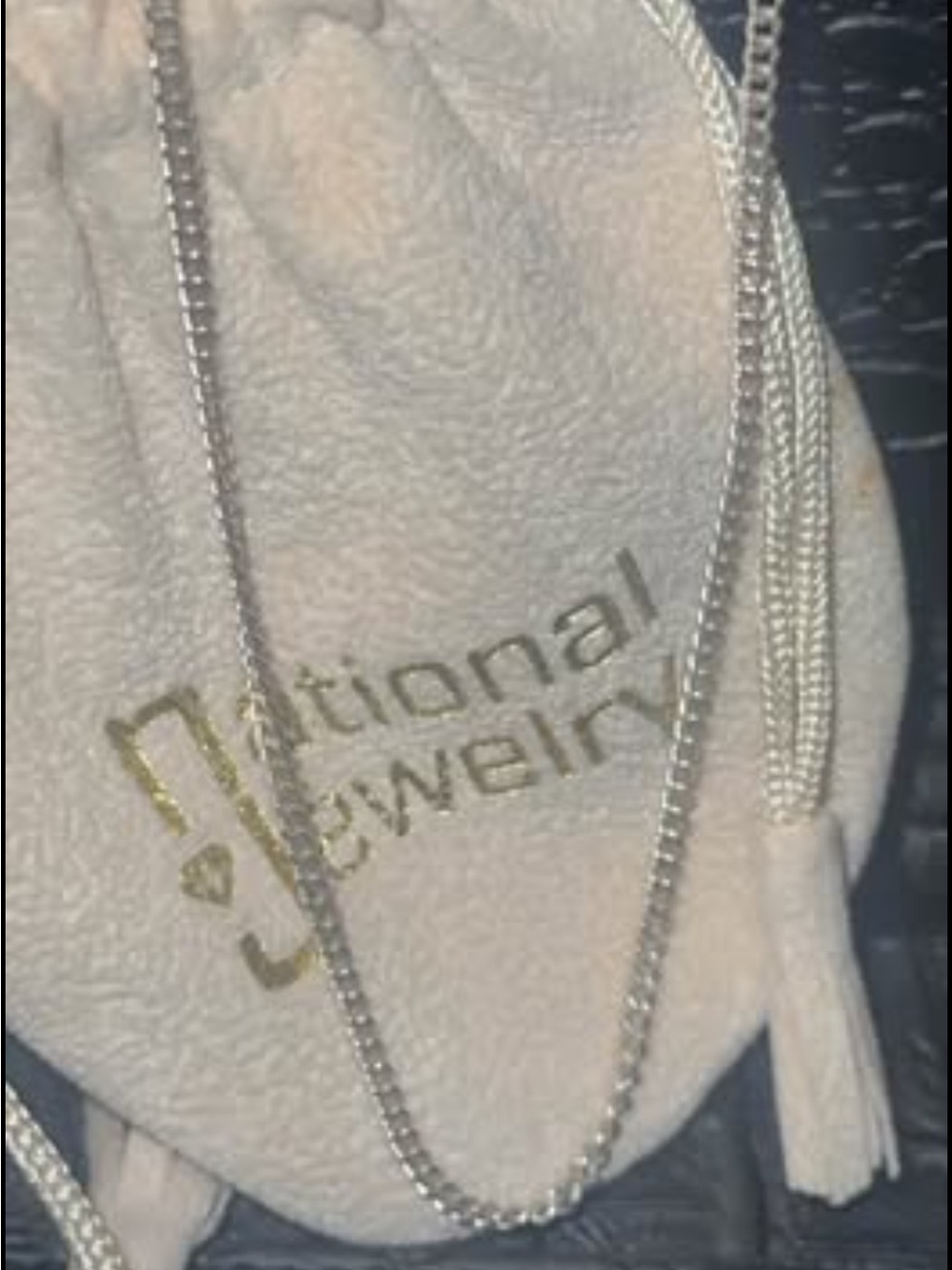 Silver Box Chain Necklace - Picture 3 of 7